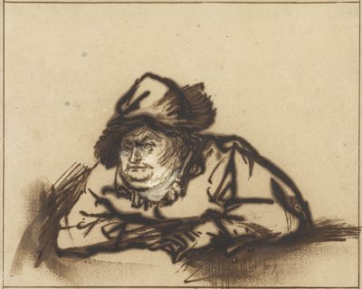 Porträt des Schauspielers Willem Bartholsz Ruyter, ca. 1638 von Rembrandt van Rijn
